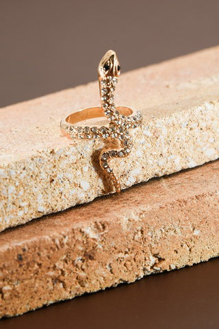 RHINESTONE SNAKE RING | 31R22097