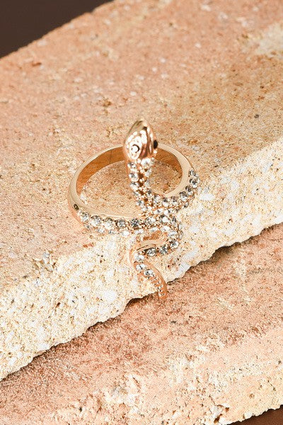 RHINESTONE SNAKE RING | 31R22097