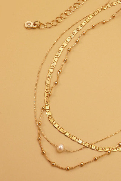 DELICATE 3 LAYERED CHOKER NECKLACE | 51N2052814