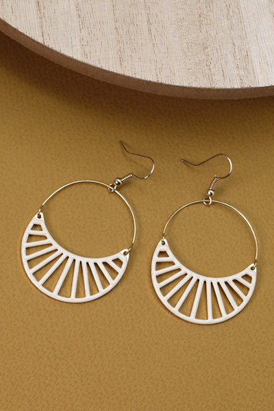 HALF MOON DROP EARRINGS | 51E2070965