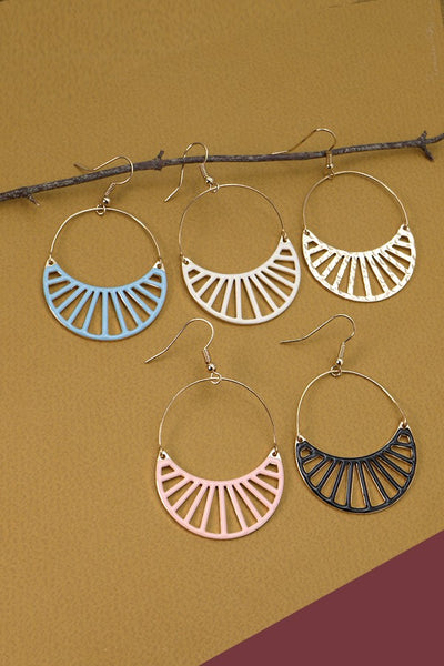 HALF MOON DROP EARRINGS | 51E2070965