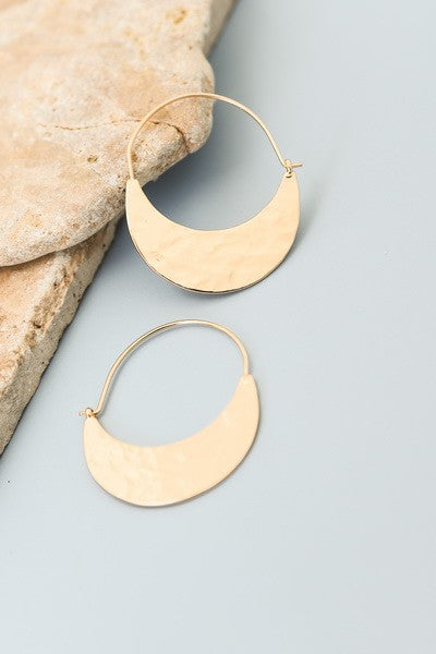 HALF MOON DROP EARRRINGS | 51E2062549