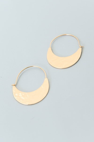 HALF MOON DROP EARRRINGS | 51E2062549