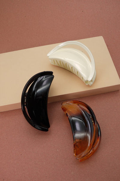 JUMBO HALF MOON HAIR CLAW CLIP | 40H485