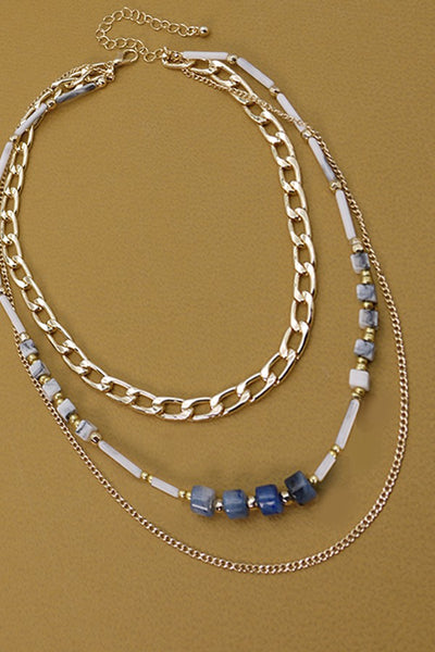 STUNNING MULTI LAYER UNIQUE BEAD NECKLACE | 47N19736