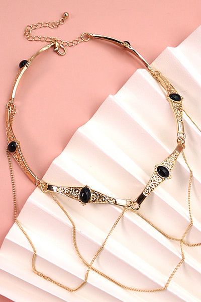 EMBELLISHED CHOKER NECKLACE | 31N22245