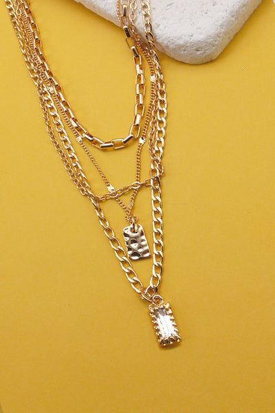 STUNNING MULTI LAYER PENDANT NECKLACE | 31N22244