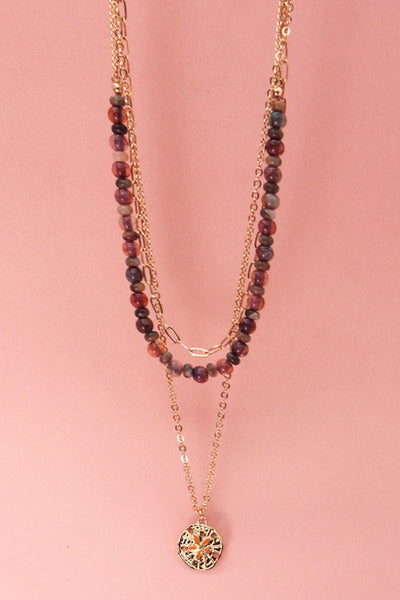 STUNNING MULTI LAYER PETITE BEAD NECKLACE | 31N22249