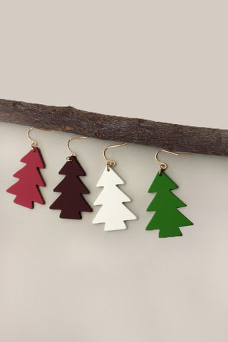 SIMPLE FUN CHRISTMAS TREE EARRINGS| 31E2251-1