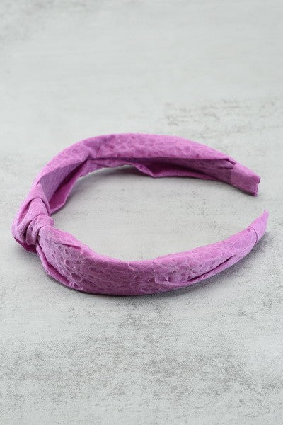 SIGNATURE KNOTTED HEADBAND HAIR BAND | 41HB01