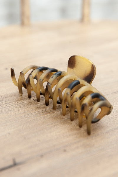 MATTE TORTOISE HAIR CLAW CLIPS | 40H500