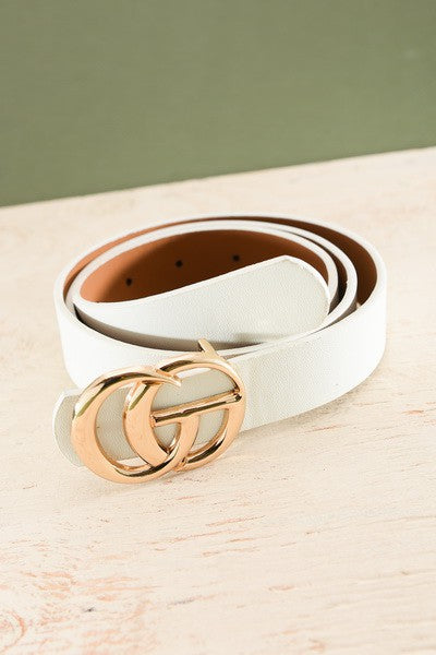 BASIC BUCKLE FASHION BELT | 40BT611