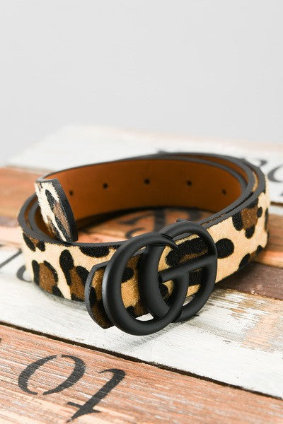 BASIC MATTE BUCKLE  FASHION BELT  | 40BT612