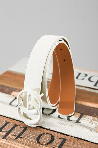 BASIC MATTE BUCKLE  FASHION BELT  | 40BT612