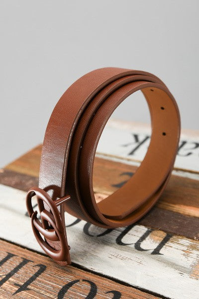 BASIC MATTE BUCKLE  FASHION BELT  | 40BT612