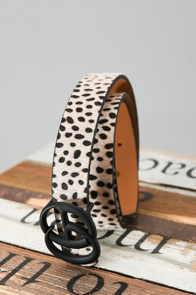 BASIC MATTE BUCKLE  FASHION BELT  | 40BT612