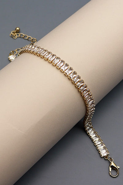 BAGUETTE STONE CLASP BRACELET | 51B2081504