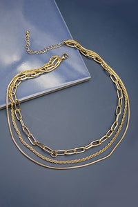 MULTI LAYER  CHAIN NECKLACE | 51N2090517