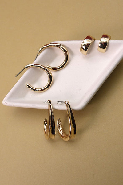 TRIO HOOP EARRING SET | 71E2208190