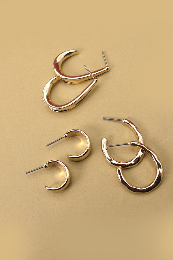 TRIO HOOP EARRING SET | 71E2208190