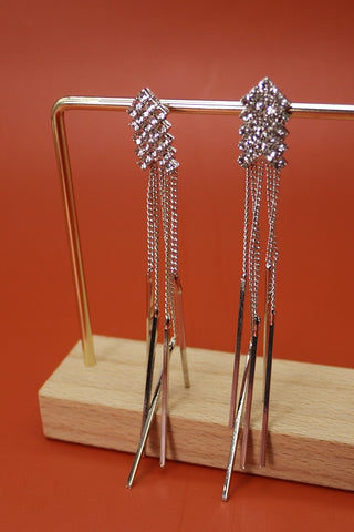 RHINESTONE ARROW DROP EARRINGS | 52E2090501