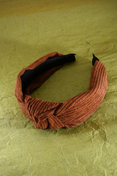 KNOTTED CORDUROY HEADBAND | 40HB107