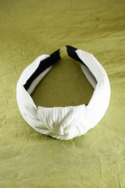 KNOTTED CORDUROY HEADBAND | 40HB107