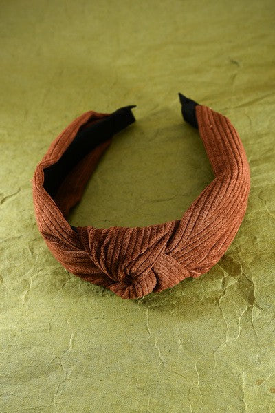 KNOTTED CORDUROY HEADBAND | 40HB107