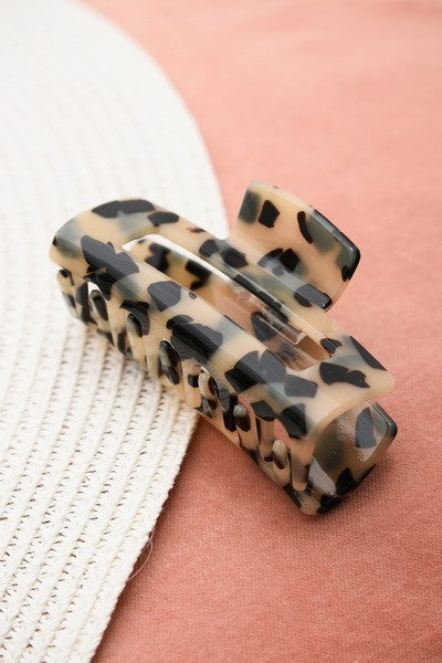 ALL ABOUT TORTOISE MARBLE HAIR CLAW CLIPS | 40H520