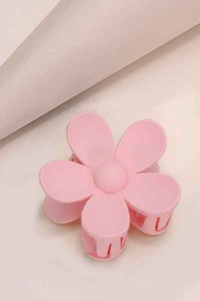 OVERSIZE MATTE FLOWER HAIR CLAW CLIPS | 40H459