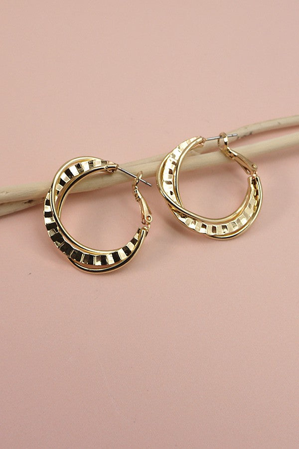 INTERTWINED HOOP EARRINGS   | 52E2092718