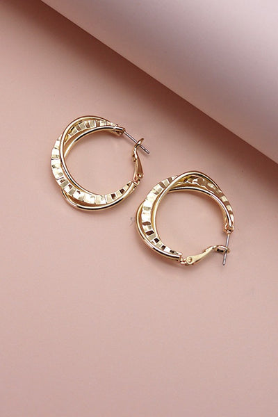 INTERTWINED HOOP EARRINGS   | 52E2092718