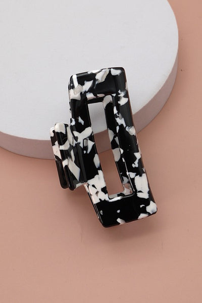 RECTANGLE CELLULOSE HAIR CLAW CLIP | 40H615