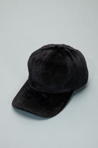 FAUX FUR COZY BASEBALL CAP | 40CP0018