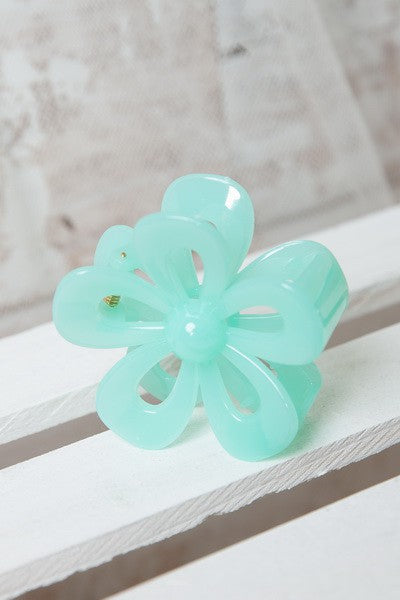 OPEN FLOWER HAIR CLAW CLIPS | 40H548