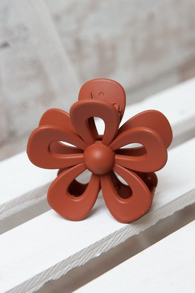 OPEN FLOWER HAIR CLAW CLIPS | 40H548