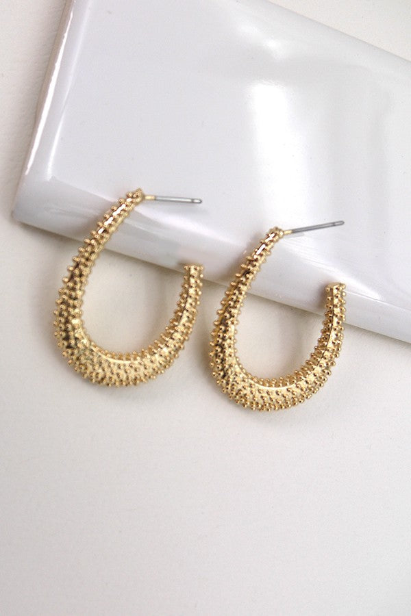 DIAMOND CLUSTER CUT TEARDROP HOOP EARRINGS | 52E2110955