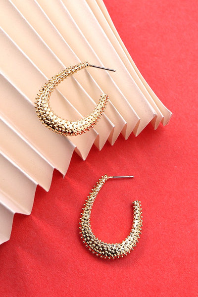 DIAMOND CLUSTER CUT TEARDROP HOOP EARRINGS | 52E2110955