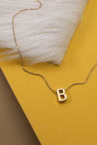 MONOGRAM INITIAL PENDANT NECKLACE | 52N2110921