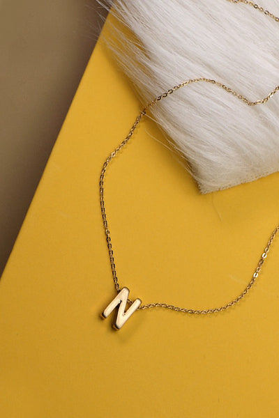 MONOGRAM INITIAL PENDANT NECKLACE | 52N2110921