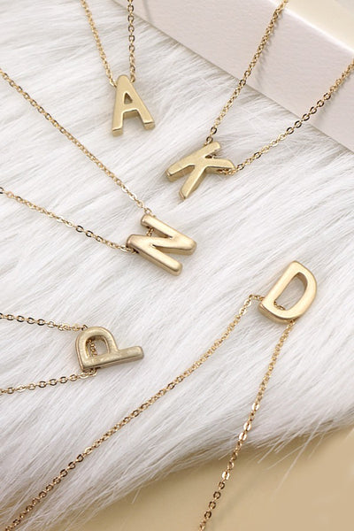 MONOGRAM INITIAL PENDANT NECKLACE | 52N2110921