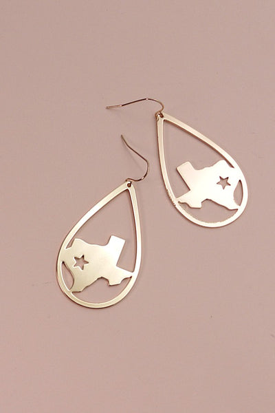 STATE TEXAS DROP EARRINGS | 31E23261