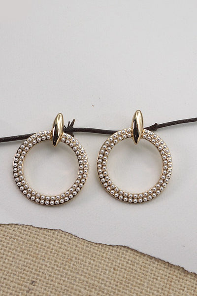 LUXE PEARL DROP EARRINGS | 31E23311