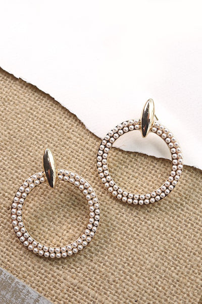 LUXE PEARL DROP EARRINGS | 31E23311