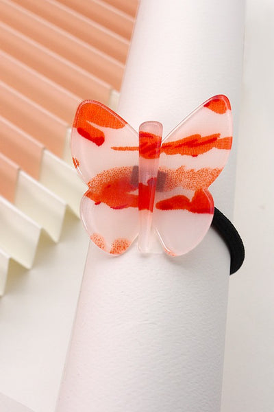 CELLULOSE BUTTERFLY HAIR TIE | 40S706