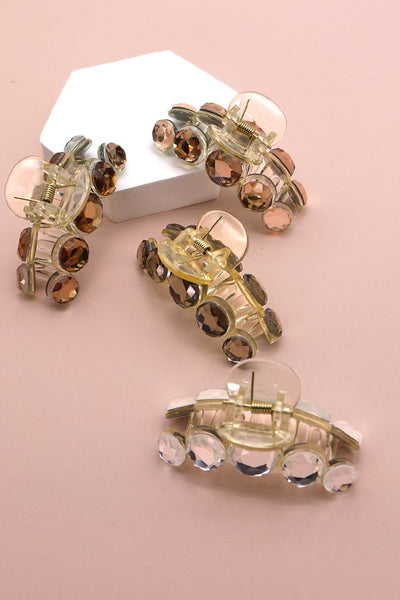 CRYSTAL RHINESTONE HAIR CLAW CLIPS | 40H568