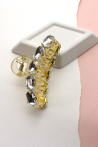 GLASS RHINESTONE HAIR CLAW CLIPS | 40H566