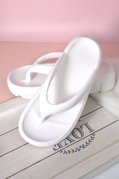 NON SLIP EVA COMFY CHUNKY CLOUD SLIDES SLIPPERS  | 40SP012