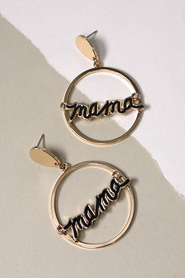 MAMA CIRCLE DROP EARRINGS | 31E23613