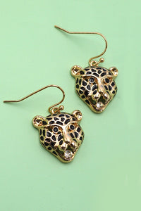 LEOPARD RHINESTONE EARRING | 31E03597